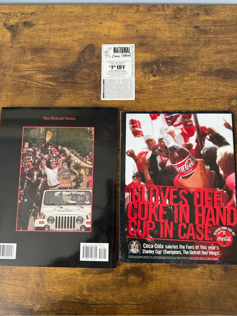 Detroit Red Wings Believe Book SI Stanley Cup Magazine Ticket Stub Yzerman NHL